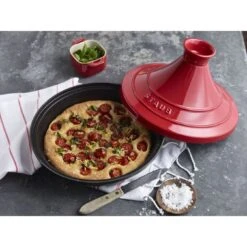 Staub Tajine 28 Cm, Fonte, Cerise -Staub Soldes Magasin 424422382