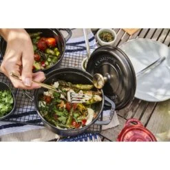 Staub Cocotte 16 Cm, Rond(e), Noir, Fonte -Staub Soldes Magasin 424422438