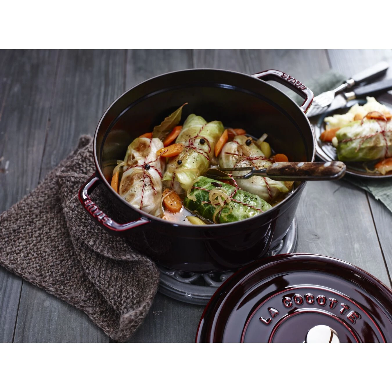 Staub Cocotte 24 Cm, Rond(e), Grenadine, Fonte 7 Staub Cocotte 24 Cm, Rond(e), Grenadine, Fonte – Image 5