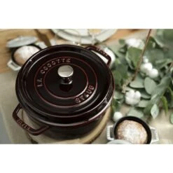Staub Cocotte 26 Cm, Rond(e), Grenadine, Fonte -Staub Soldes Magasin 750047416