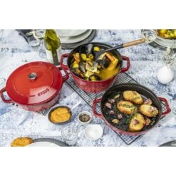Staub Set Empilable 3-pcs, Fonte -Staub Soldes Magasin 750050191