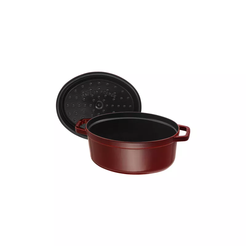 Cocotte En Fonte Emaillée Ovale Staub Grenadine Majolique D31 5.5L 6 Cocotte En Fonte Emaillée Ovale Staub Grenadine Majolique D31 5.5L – Image 4