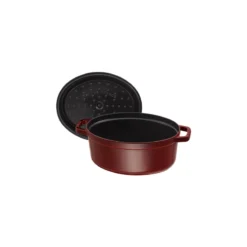 Cocotte En Fonte Emaillée Ovale Staub Grenadine Majolique D31 5.5L 20 Cocotte En Fonte Emaillée Ovale Staub Grenadine Majolique D31 5.5L -Staub Soldes Magasin cocotte en fonte emaillee ovale staub grenadine majolique d31 55l 8