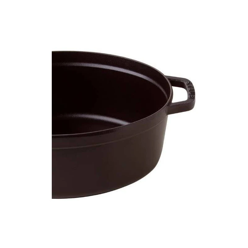 Cocotte En Fonte Emaillée Ovale Staub NOIR D29 4,3L 13 Cocotte En Fonte Emaillée Ovale Staub NOIR D29 4,3L – Image 11