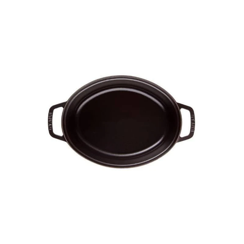 Cocotte En Fonte Emaillée Ovale Staub NOIR D29 4,3L 12 Cocotte En Fonte Emaillée Ovale Staub NOIR D29 4,3L – Image 10