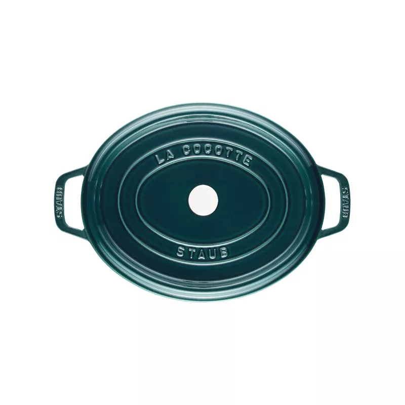 Cocotte En Fonte Emaillée Ovale Staub Bleu La Mer Majolique D33 6,70L 10 Cocotte En Fonte Emaillée Ovale Staub Bleu La Mer Majolique D33 6,70L – Image 8