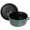 Cocotte En Fonte Emaillée Ronde Staub EUCALYPTUS D28 6.70L 1 Cocotte En Fonte Emaillée Ronde Staub EUCALYPTUS D28 6.70L -Staub Soldes Magasin cocotte en fonte emaillee ronde staub eucalyptus d28 670l p