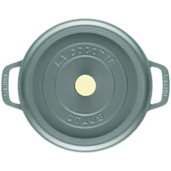 Cocotte En Fonte Emaillée Ronde Staub EUCALYPTUS D28 6.70L 15 Cocotte En Fonte Emaillée Ronde Staub EUCALYPTUS D28 6.70L -Staub Soldes Magasin cocotte en fonte emaillee ronde staub eucalyptus d28 670l p 5