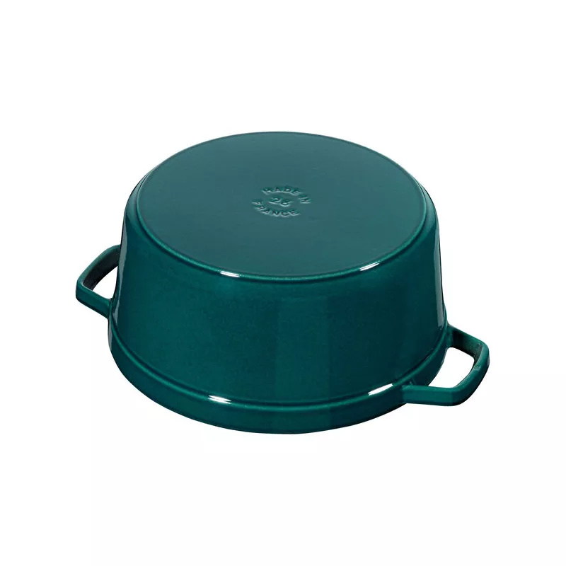 Cocotte En Fonte Emaillée Ronde Staub Bleu La Mer Majolique D24 3,70L 6 Cocotte En Fonte Emaillée Ronde Staub Bleu La Mer Majolique D24 3,70L – Image 4