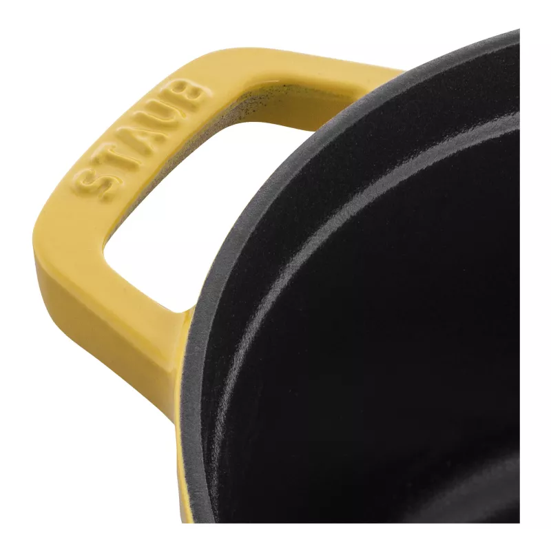 Cocotte En Fonte Emaillée Ronde Staub JAUNE CITRON D24 3,79L 10 Cocotte En Fonte Emaillée Ronde Staub JAUNE CITRON D24 3,79L – Image 8