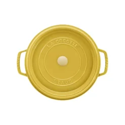 Cocotte En Fonte Emaillée Ronde Staub JAUNE CITRON D28 6.70L 15 Cocotte En Fonte Emaillée Ronde Staub JAUNE CITRON D28 6.70L -Staub Soldes Magasin cocotte en fonte emaillee ronde staub jaune citron d28 670l nvs 1