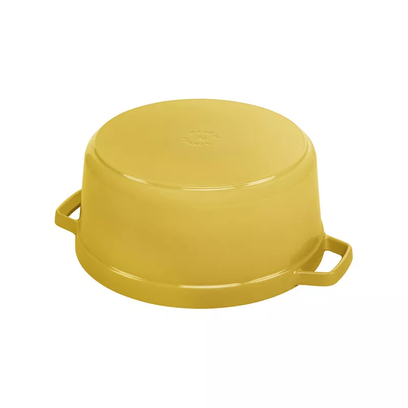 Cocotte En Fonte Emaillée Ronde Staub JAUNE CITRON D28 6.70L 8 Cocotte En Fonte Emaillée Ronde Staub JAUNE CITRON D28 6.70L – Image 6