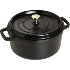 Cocotte En Fonte Emaillée Ronde Staub NOIR D24 3,79L 38 Cocotte En Fonte Emaillée Ronde Staub NOIR D24 3,79L -Staub Soldes Magasin cocotte en fonte emaillee ronde staub noir d24 379l 16