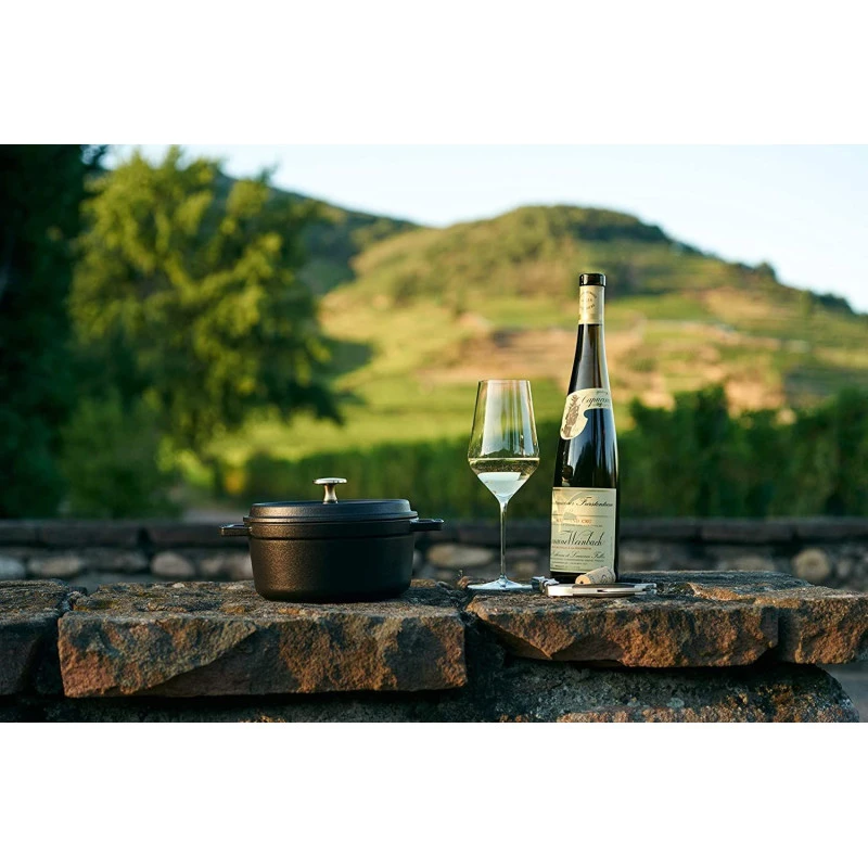 Cocotte En Fonte Emaillée Ronde Staub NOIR D26 5.25L 6 Cocotte En Fonte Emaillée Ronde Staub NOIR D26 5.25L – Image 4