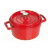 Cocotte En Fonte Emaillée Ronde Staub ROUGE CERISE D20 2.2L -Staub Soldes Magasin cocotte en fonte emaillee ronde staub rouge cerise d20 22l