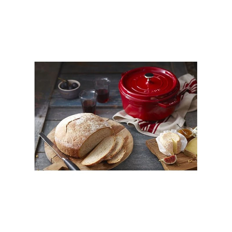 Cocotte En Fonte Emaillée Ronde Staub ROUGE CERISE D24 3.79 L 15 Cocotte En Fonte Emaillée Ronde Staub ROUGE CERISE D24 3.79 L – Image 13