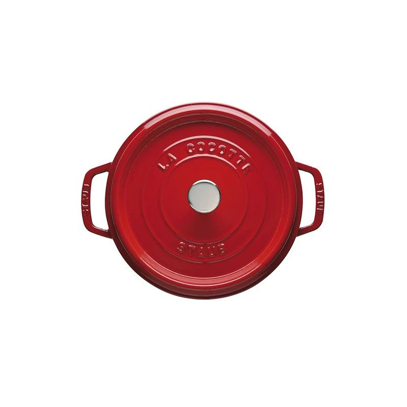 Cocotte En Fonte Emaillée Ronde Staub ROUGE CERISE D24 3.79 L 16 Cocotte En Fonte Emaillée Ronde Staub ROUGE CERISE D24 3.79 L – Image 14