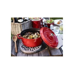 Cocotte En Fonte Emaillée Ronde Staub ROUGE CERISE D26 5.25 L 40 Cocotte En Fonte Emaillée Ronde Staub ROUGE CERISE D26 5.25 L -Staub Soldes Magasin cocotte en fonte emaillee ronde staub rouge cerise d26 525 l 11