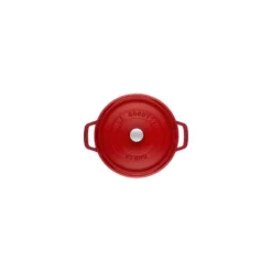 Cocotte En Fonte Emaillée Ronde Staub ROUGE CERISE D26 5.25 L 24 Cocotte En Fonte Emaillée Ronde Staub ROUGE CERISE D26 5.25 L -Staub Soldes Magasin cocotte en fonte emaillee ronde staub rouge cerise d26 525 l 2