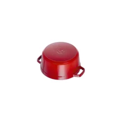 Cocotte En Fonte Emaillée Ronde Staub ROUGE CERISE D26 5.25 L 25 Cocotte En Fonte Emaillée Ronde Staub ROUGE CERISE D26 5.25 L -Staub Soldes Magasin cocotte en fonte emaillee ronde staub rouge cerise d26 525 l 3
