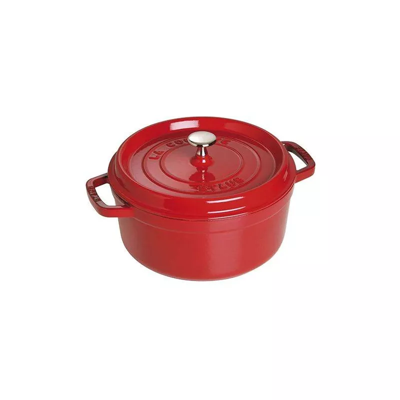 Cocotte En Fonte Emaillée Ronde Staub ROUGE CERISE D26 5.25 L 17 Cocotte En Fonte Emaillée Ronde Staub ROUGE CERISE D26 5.25 L – Image 15