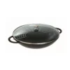 Wok Fonte émaillée Couvercle Verre Staub D37 NOIR MAT PR 1 Wok Fonte émaillée Couvercle Verre Staub D37 NOIR MAT PR -Staub Soldes Magasin wok fonte emaillee couvercle verre staub d37 noir mat pr